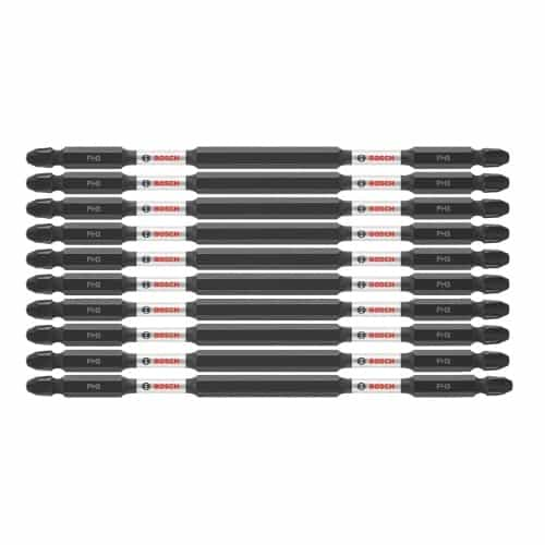 Bosch 6-in Impact Tough Double-Ended Bits, P3, 10 Pack