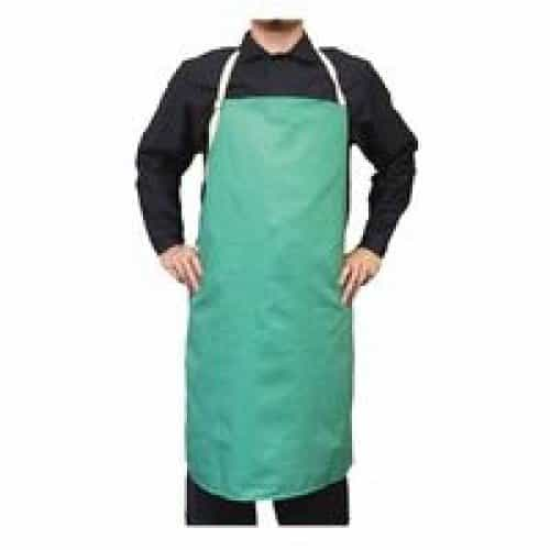 Best Welds Bib Aprons, 24 in X 42 in, Cotton Sateen, Visual Green