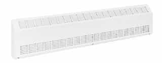 1000W Sloped Commercial Baseboard, Low Density, 208 V, Silica White