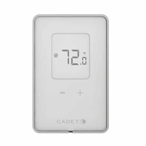Cadet 3600W Non-Programmable Thermostat, Double Pole, 15 Amp, 120V/208V/240V, White