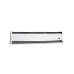 Cadet 47" 750W SoftHeat Hydronic Baseboard Heater, 240/208V, Dual Junction, White