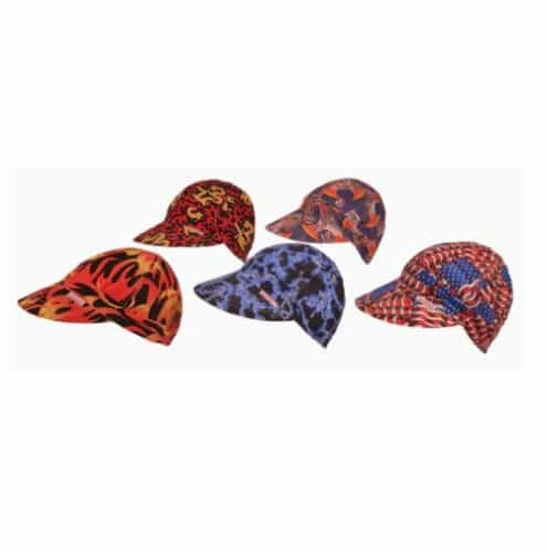 Comeaux Hard Brim Welding Cap, Size 7, Assorted Print