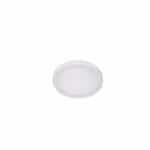 CyberTech 8-in 14W LED Round Ceiling Light, Dimmable, 720 lm, 120V, 3000K, White