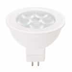 6W LED MR16 Bulb, Dimmable, G5.3, Flood, 350 lm, 12V, 4000K