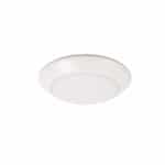 7-in 15W LED Surface Mount Disk Light, Dimmable, 1000 lm, 120V, 3000K