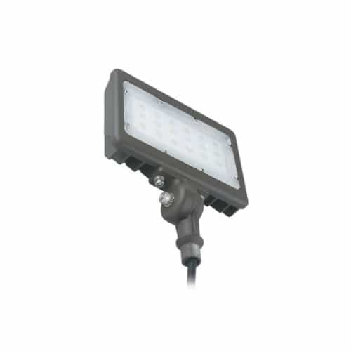 CyberTech 30W LED Flood Light, 150W Hal. Retrofit, Hardwired, 3300 lm, 3000K