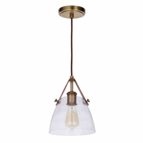 Craftmade Hagen Pendant Light Fixture w/o Bulb, 1 Light, E26, Vintage Brass