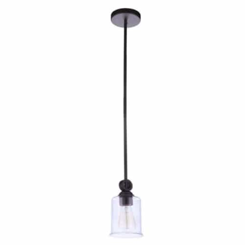 Craftmade Romero Mini Pendant Fixture w/o Bulb, 1 Light, E26, Espresso