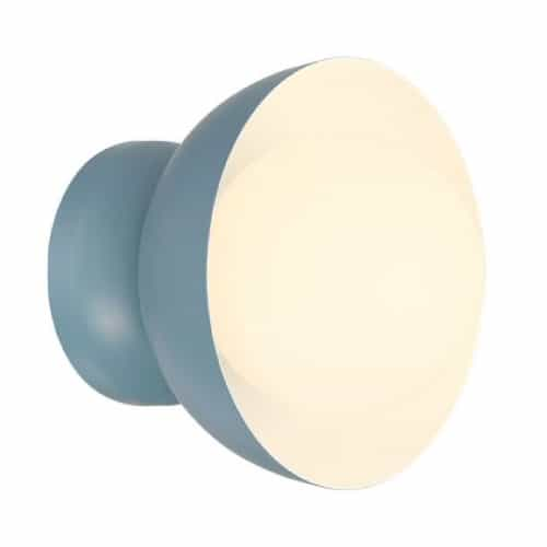 Craftmade Ventura Dome Wall Sconce Fixture w/o Bulb, 1 Light, E26, Dusty Blue