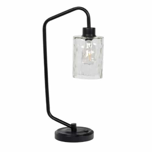 Craftmade Indoor Metal Base Table Lamp Fixture w/o Bulb, E26, Flat Black