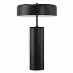Corded Table Lamp Fixture w/o Bulbs, 3 Lights, E26, Flat Black