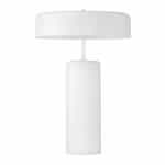 Corded Table Lamp Fixture w/o Bulbs, 3 Lights, E26, White