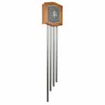 Westminster Decorative Vertical Chime w/ 4 Long Tubes, Pewter