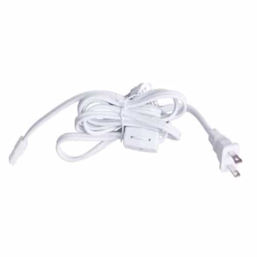 Craftmade 6-ft Under Cabinet Puck Cord and Plug, White