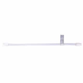 12-in Under Cabinet Puck Light Connector Cord, White