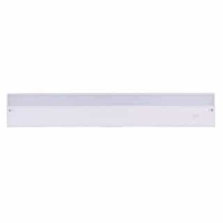30-in 15W LED Under Cabinet Light Bar, Dim, 950 lm, 3000K, White