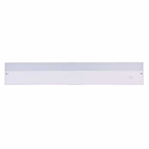 Craftmade 30-in 15W LED Under Cabinet Light Bar, Dim, 950 lm, 3000K, White