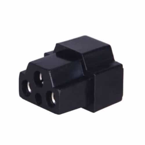Craftmade Under Cabinet Lighting End-to-End Connector, Black