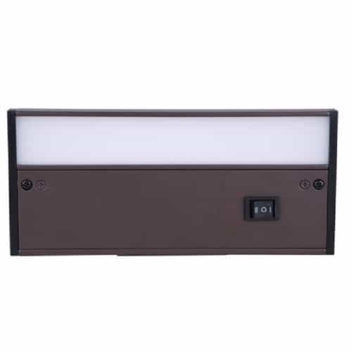 Craftmade 8-in 4W LED Under Cabinet Light Bar, Dim, 250 lm, SelectCCT, Bronze
