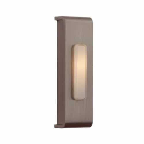 Craftmade 0.2W LED Waterfall Edge Lighted Push Button, Brushed Polished Nickel