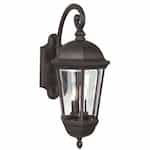 Large Britannia Outdoor Wall Sconce w/o Bulb, 3 Light, Oiled Bronze