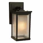 Large Riviera Outdoor Wall Sconce w/o Bulb, 1 Light, E26, Oiled Bronze