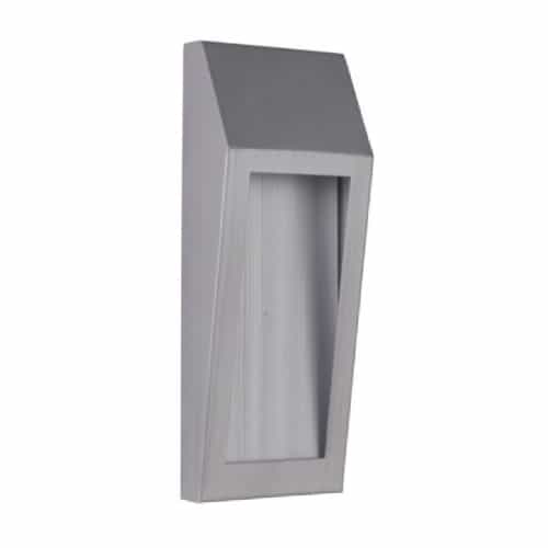 Craftmade 8W LED Small Wedge Outdoor Wall Sconce, Dim, 160 lm, 3000K, Aluminum