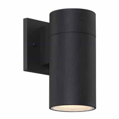 Craftmade 10W LED Pillar Outdoor Wall Sconce, Dim, 502 lm, 3000K, Textured Black