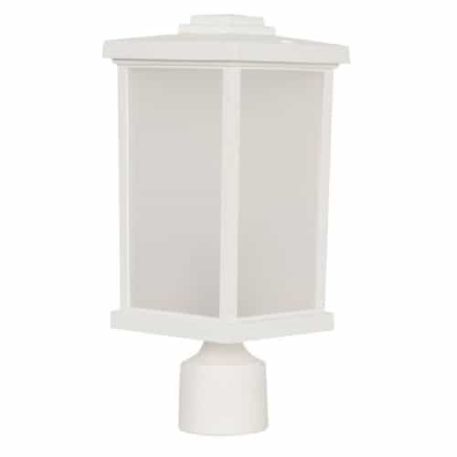 Craftmade Resilience Outdoor Post Mount Fixture w/o Bulb, E26, Textured White