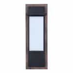 20W LED Heights Outdoor Wall Sconce, Dim, 3000K, Midnight/Barrel