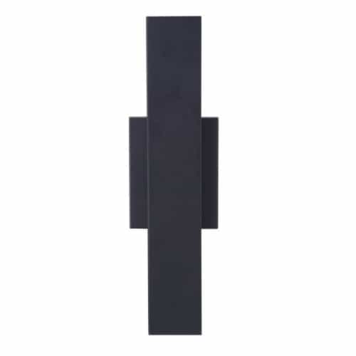 Craftmade 20W LED Small Rens Outdoor Wall Sconce, Dim, 1000 lm, 3000K, Midnight