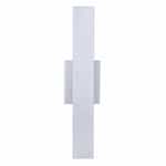 30W LED Rens Outdoor Wall Sconce, Dim, 1500lm, 3000K, Brushed Aluminum