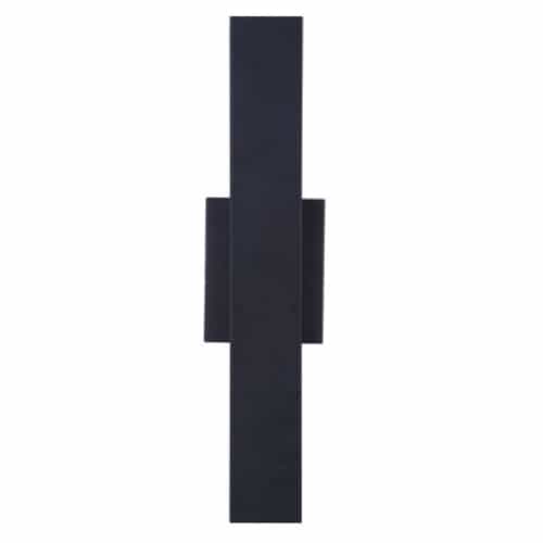 Craftmade 30W LED Rens Outdoor Wall Sconce, Dim, 1500lm, 3000K, Midnight