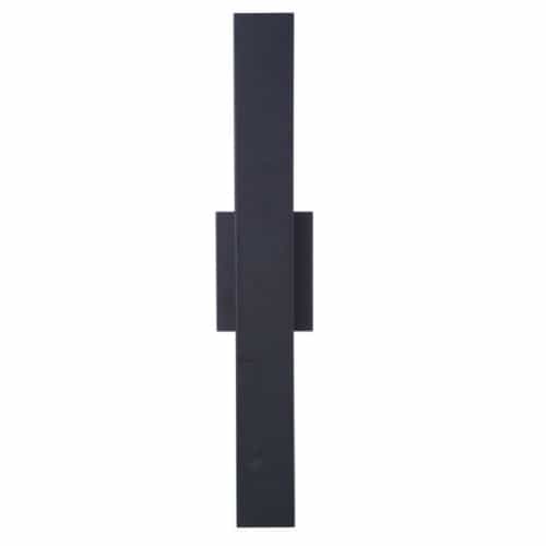 Craftmade 40W LED Rens Outdoor Wall Sconce, Dim, 2000lm, 3000K, Midnight