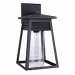 Large Becca Outdoor Wall Sconce Fixture w/o Bulb, E26, Textured Black