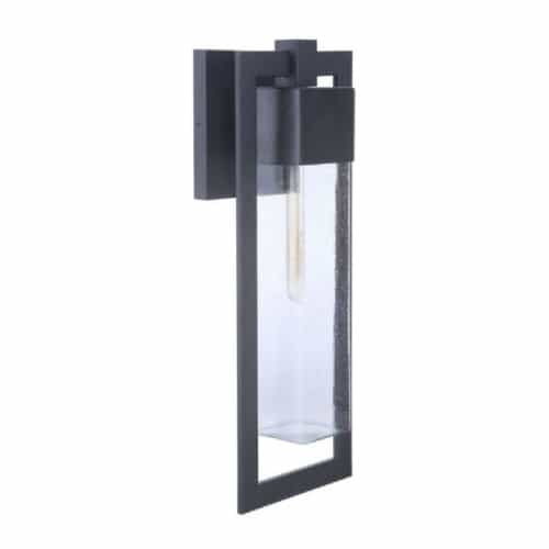 Craftmade Large Perimeter Outdoor Wall Sconce w/o Bulb, 1 Light, E26, Midnight