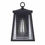 Small Armstrong Outdoor Wall Sconce w/o Bulb, 1 Light, E26, Midnight