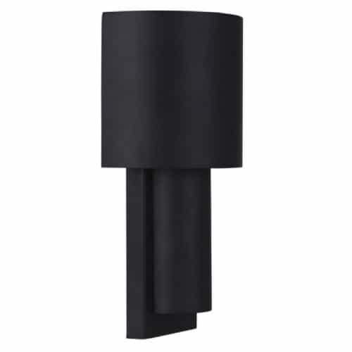 Craftmade 10W LED Midtown Outdoor Wall Sconce, Dim, 210 lm, 3000K, Midnight