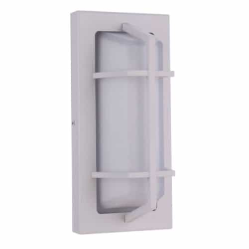 Craftmade Small Rectangular Bulkhead Outdoor Wall Sconce w/o Bulb, E12, White