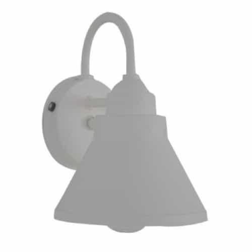 Craftmade Resilience Dusk-to-Dawn Outdoor Wall Sconce w/o Bulb, Textured White