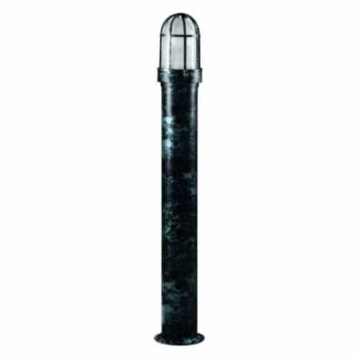 Dabmar 20W LED Open Cage Steel Bollard Light, G24, 120V-277V, 5000K, VG