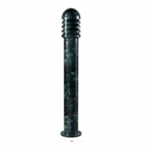 Dabmar 9W LED Shuttered Bollard Light, GU24, 120V, 2700K, Frosted/VG