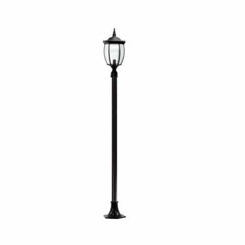 Dabmar 9-ft 9W LED Victoria Lamp Post, Single-Head, GU24, 120V, 6500K, Green