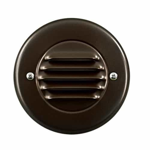 Dabmar 2.5W LED Step & Wall Light, Louvered Down, 12V, 3000K, Bronze