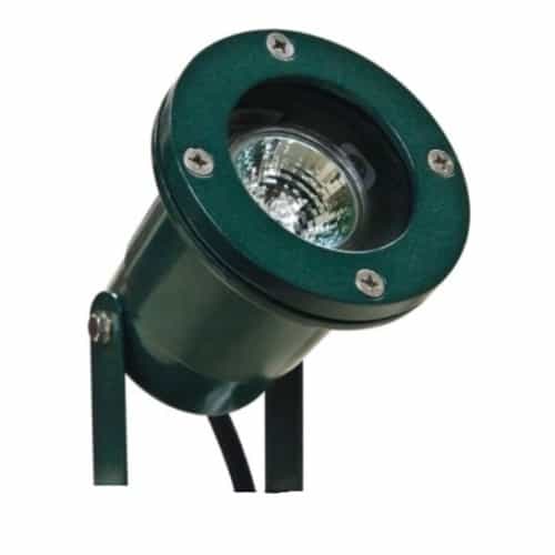 Dabmar 7W LED Aluminum Directional Spot Light, MR16, 12V, 6500K, Green