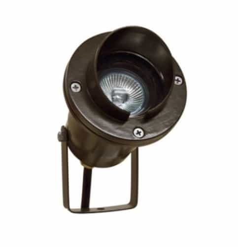 Dabmar 7W LED Directional Spot Light w/ Hood, MR16, Bi-Pin Base, 12V, 2700K, Bronze