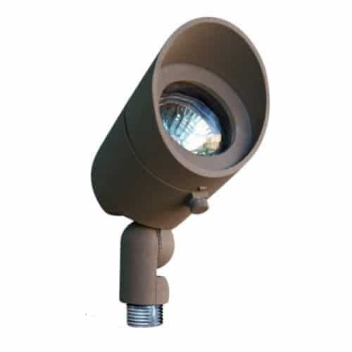 Dabmar 5W LED Aluminum Directional Spot Light w/ Hood, MR16, 12V, 6500K, BZ