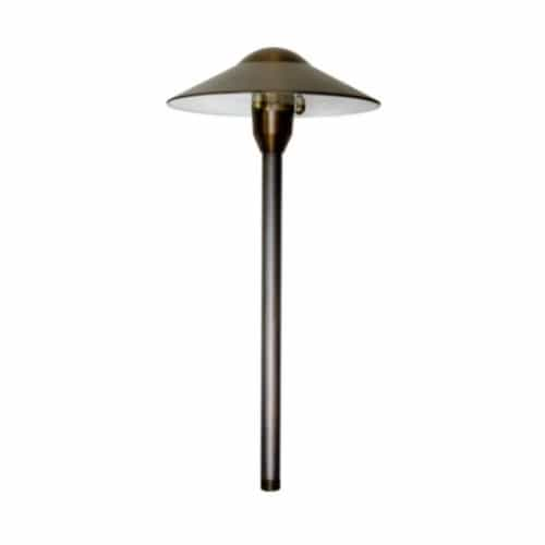 Dabmar 2.5W LED Brass Cone Top Path & Walkway Light, 12V, 6400K, ABZ