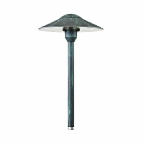 Dabmar Aluminum Cone Top Path & Walkway Light w/o Bulb, Bi-Pin Base, VG