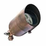 Dabmar 7W LED Directional Spot Light w/ Hood, MR16, Bi-Pin Base, 12V, 2700K, Antique Bronze